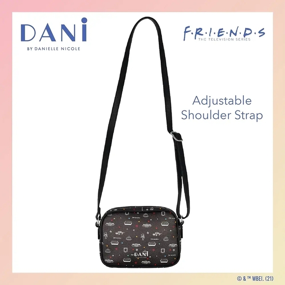 Dani By Danielle Nicole Friends Central Perk Logo Crossbody Bag - Picture 5 of 7